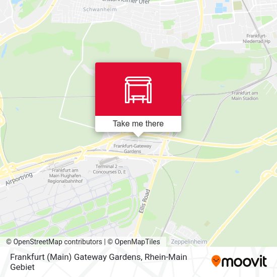 Frankfurt (Main) Gateway Gardens map