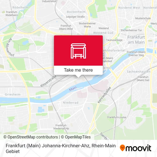 Карта Frankfurt (Main) Johanna-Kirchner-Ahz