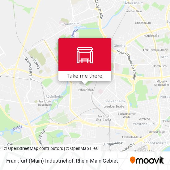 Frankfurt (Main) Industriehof map