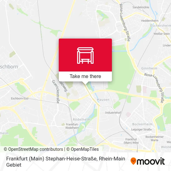Карта Frankfurt (Main) Stephan-Heise-Straße