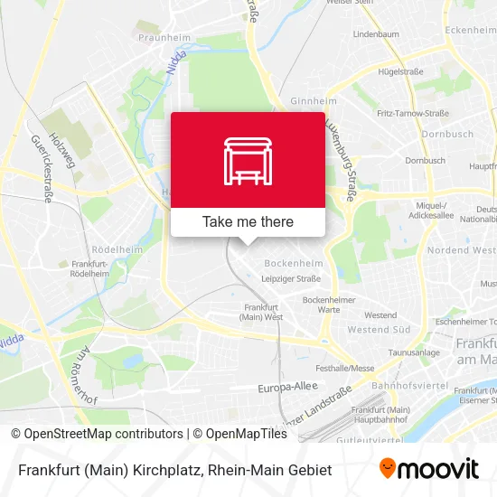 Карта Frankfurt (Main) Kirchplatz