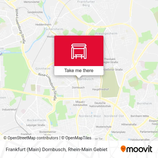 Карта Frankfurt (Main) Dornbusch