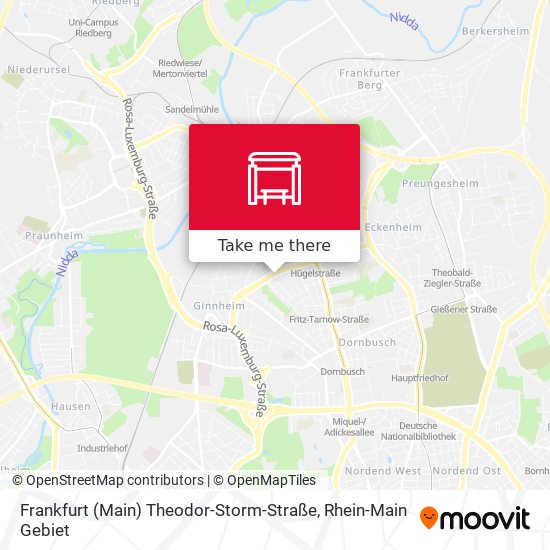 Frankfurt (Main) Theodor-Storm-Straße map