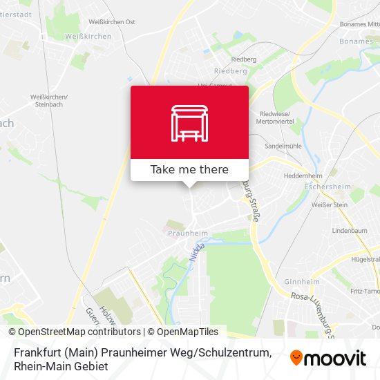 Frankfurt (Main) Praunheimer Weg / Schulzentrum map