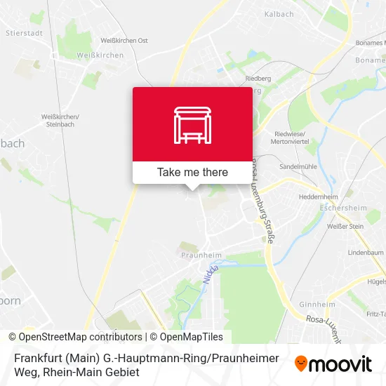 Карта Frankfurt (Main) G.-Hauptmann-Ring / Praunheimer Weg