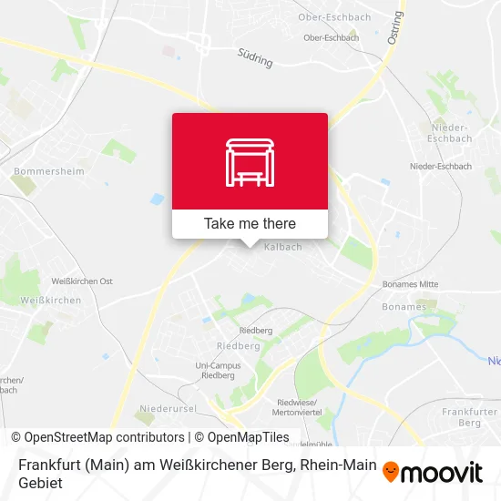 Карта Frankfurt (Main) am Weißkirchener Berg