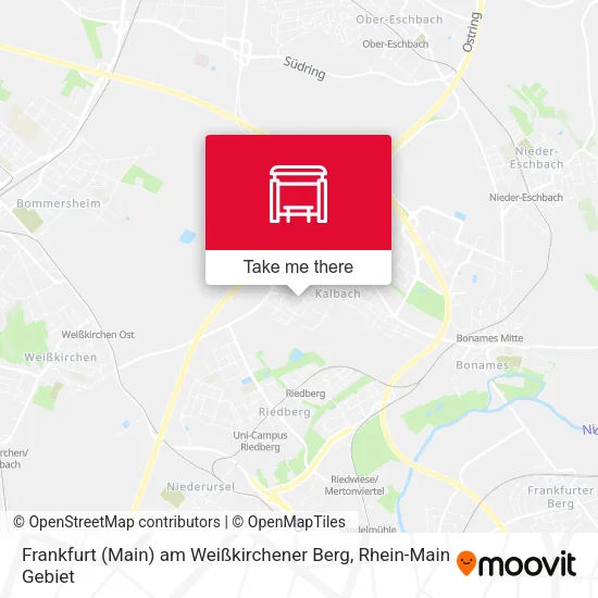 Карта Frankfurt (Main) am Weißkirchener Berg