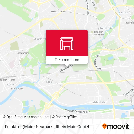 Карта Frankfurt (Main) Neumarkt