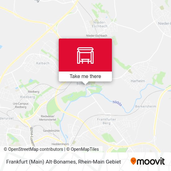 Frankfurt (Main) Alt-Bonames map