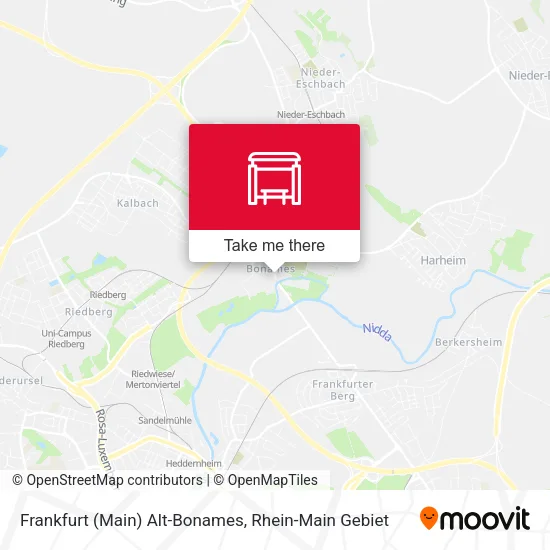 Карта Frankfurt (Main) Alt-Bonames