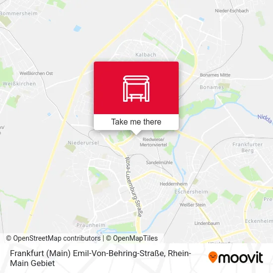 Карта Frankfurt (Main) Emil-Von-Behring-Straße