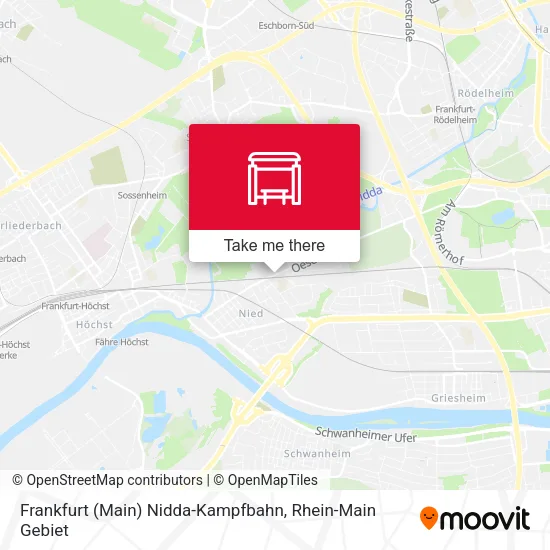 Карта Frankfurt (Main) Nidda-Kampfbahn