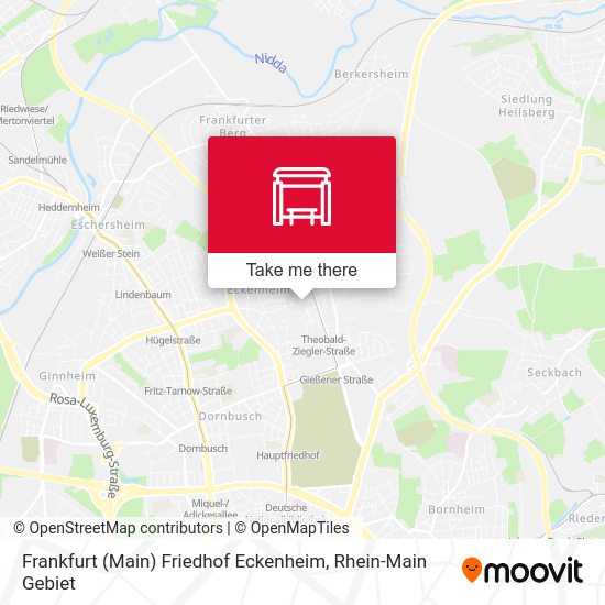 Frankfurt (Main) Friedhof Eckenheim map