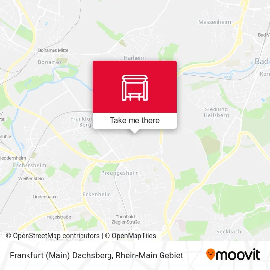 Карта Frankfurt (Main) Dachsberg