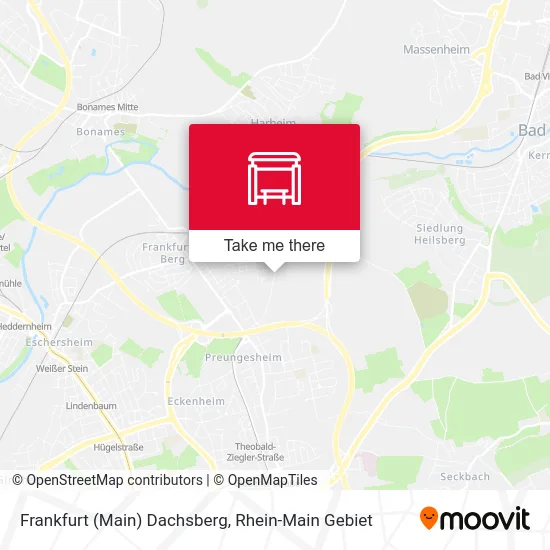 Карта Frankfurt (Main) Dachsberg