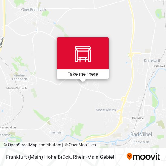 Frankfurt (Main) Hohe Brück map