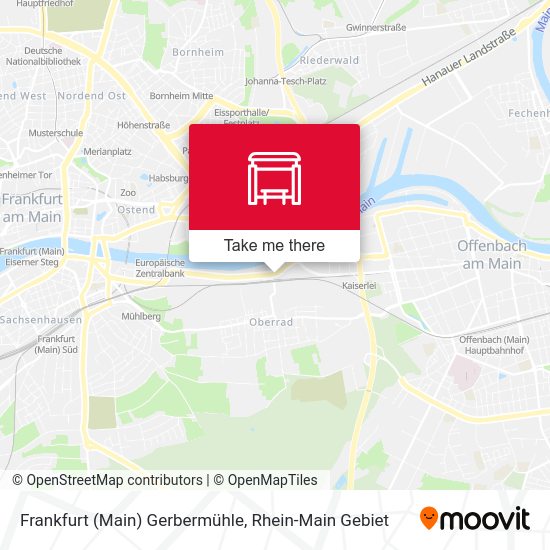 Frankfurt (Main) Gerbermühle map