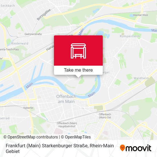 Frankfurt (Main) Starkenburger Straße map