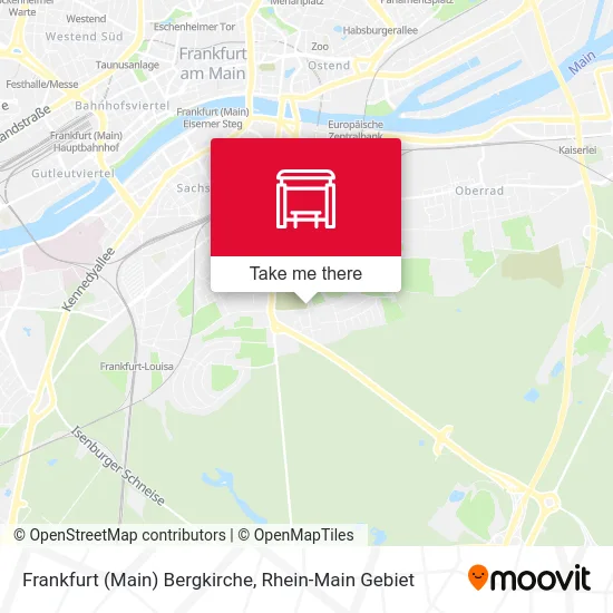 Карта Frankfurt (Main) Bergkirche