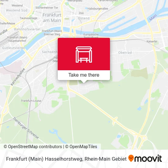 Карта Frankfurt (Main) Hasselhorstweg