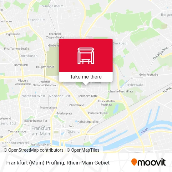 Карта Frankfurt (Main) Prüfling