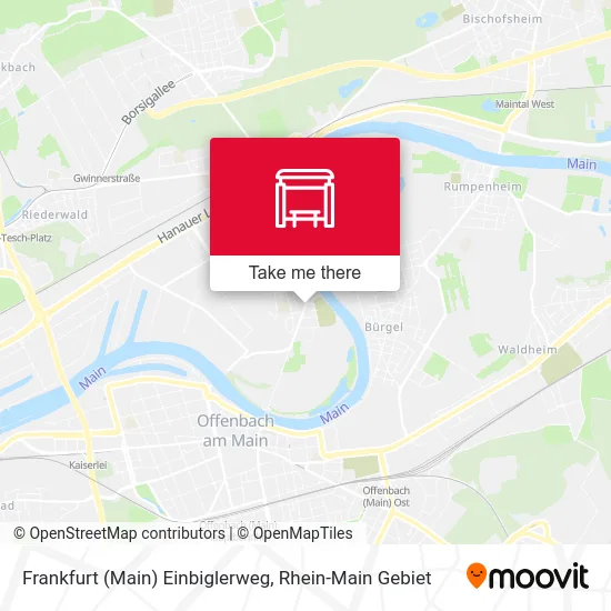 Карта Frankfurt (Main) Einbiglerweg