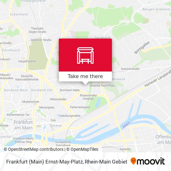 Frankfurt (Main) Ernst-May-Platz map