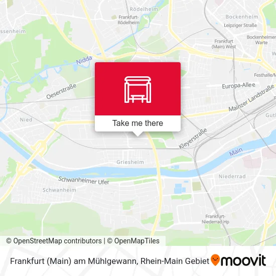 Frankfurt (Main) am Mühlgewann map