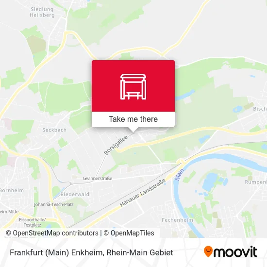 Карта Frankfurt (Main) Enkheim