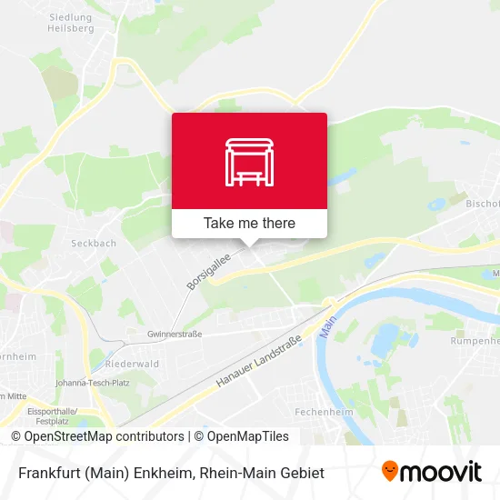 Карта Frankfurt (Main) Enkheim