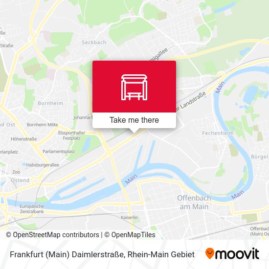 Frankfurt (Main) Daimlerstraße map