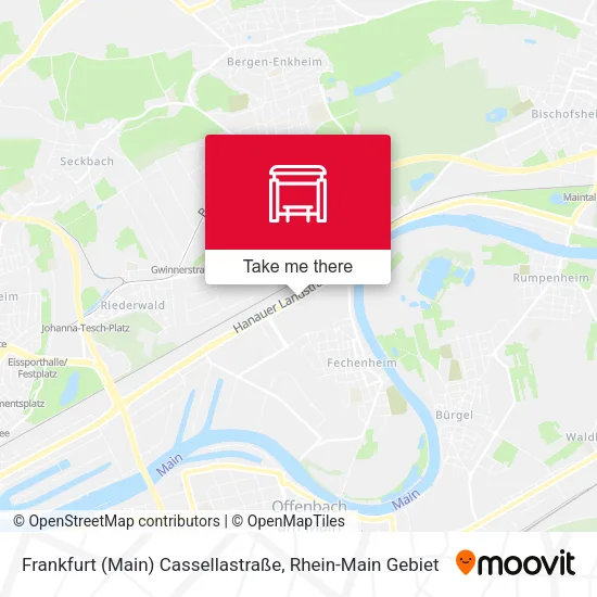 Карта Frankfurt (Main) Cassellastraße