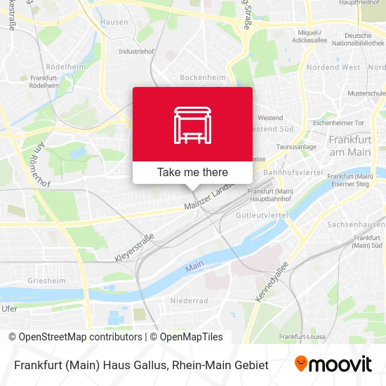 Карта Frankfurt (Main) Haus Gallus