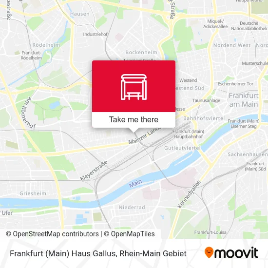 Карта Frankfurt (Main) Haus Gallus