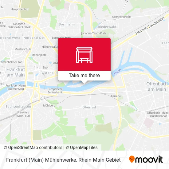 Карта Frankfurt (Main) Mühlenwerke