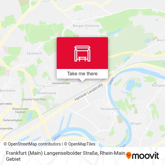 Карта Frankfurt (Main) Langenselbolder Straße