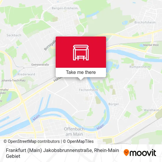 Карта Frankfurt (Main) Jakobsbrunnenstraße