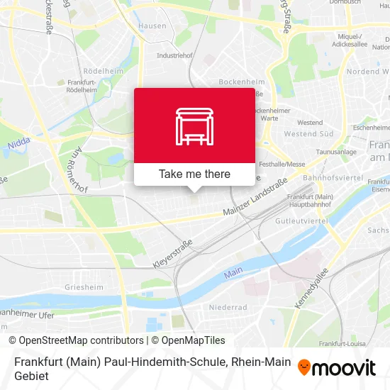 Карта Frankfurt (Main) Paul-Hindemith-Schule