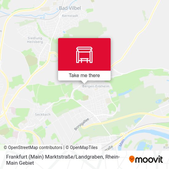 Frankfurt (Main) Marktstraße / Landgraben map