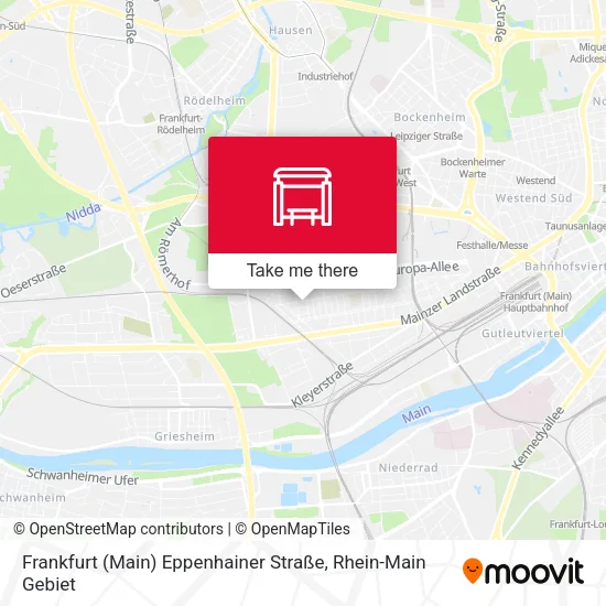Карта Frankfurt (Main) Eppenhainer Straße
