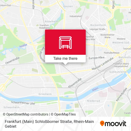 Карта Frankfurt (Main) Schloßborner Straße