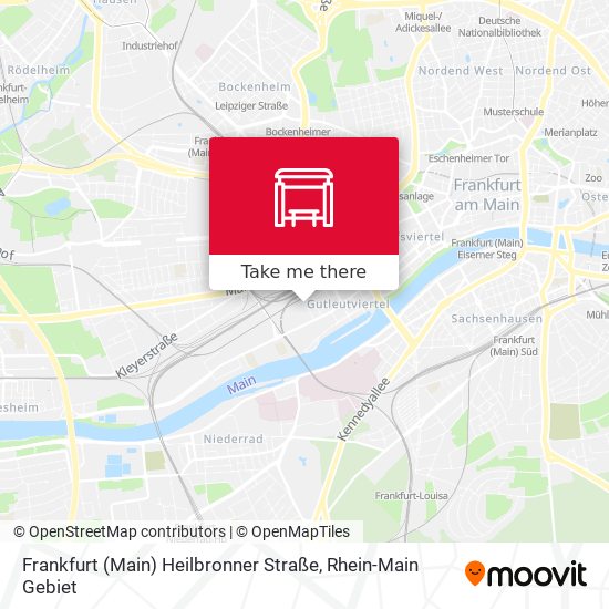 Frankfurt (Main) Heilbronner Straße map