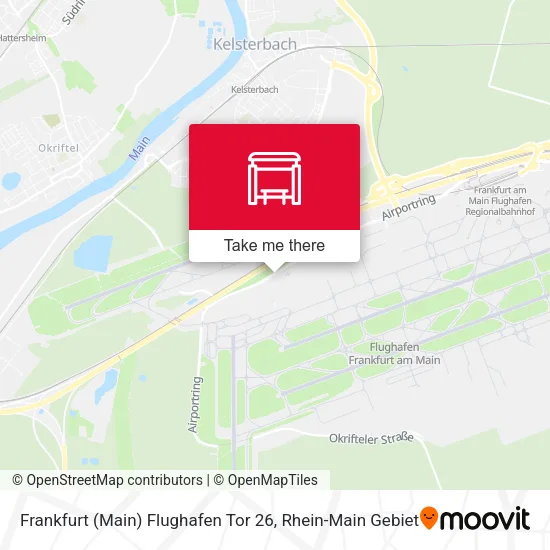 Карта Frankfurt (Main) Flughafen Tor 26