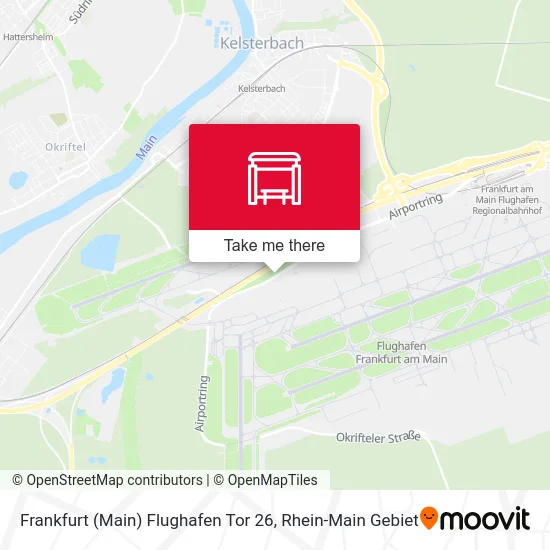 Карта Frankfurt (Main) Flughafen Tor 26