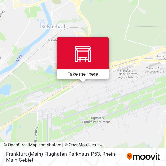 Frankfurt (Main) Flughafen Parkhaus P53 map