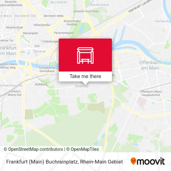 Карта Frankfurt (Main) Buchrainplatz