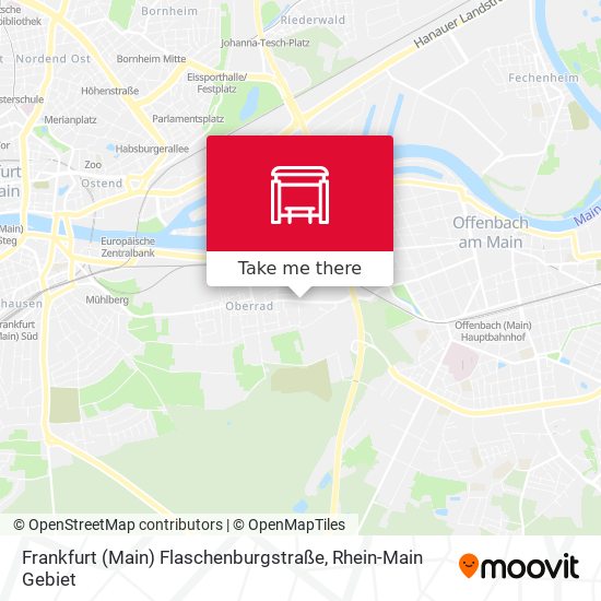 Frankfurt (Main) Flaschenburgstraße map