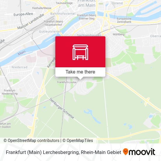 Frankfurt (Main) Lerchesbergring map