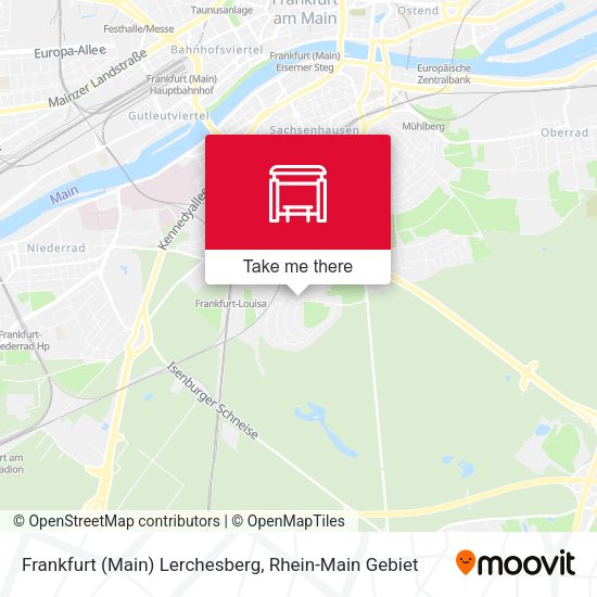 Frankfurt (Main) Lerchesberg map