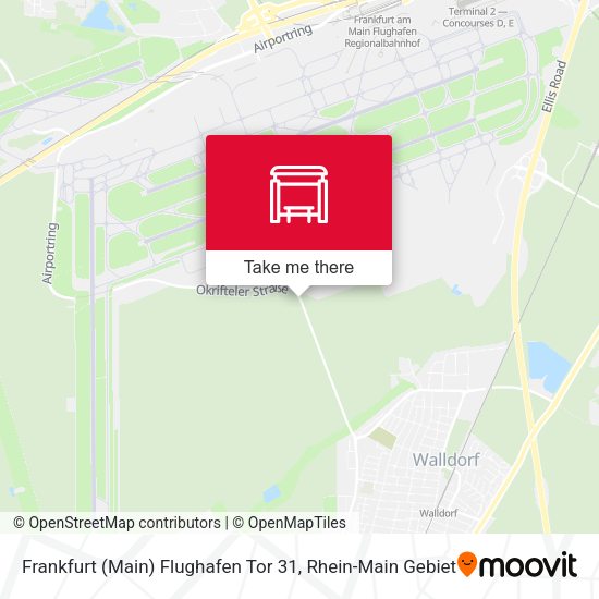 Frankfurt (Main) Flughafen Tor 31 map